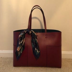 Tory Burch Block-T Leather Tote